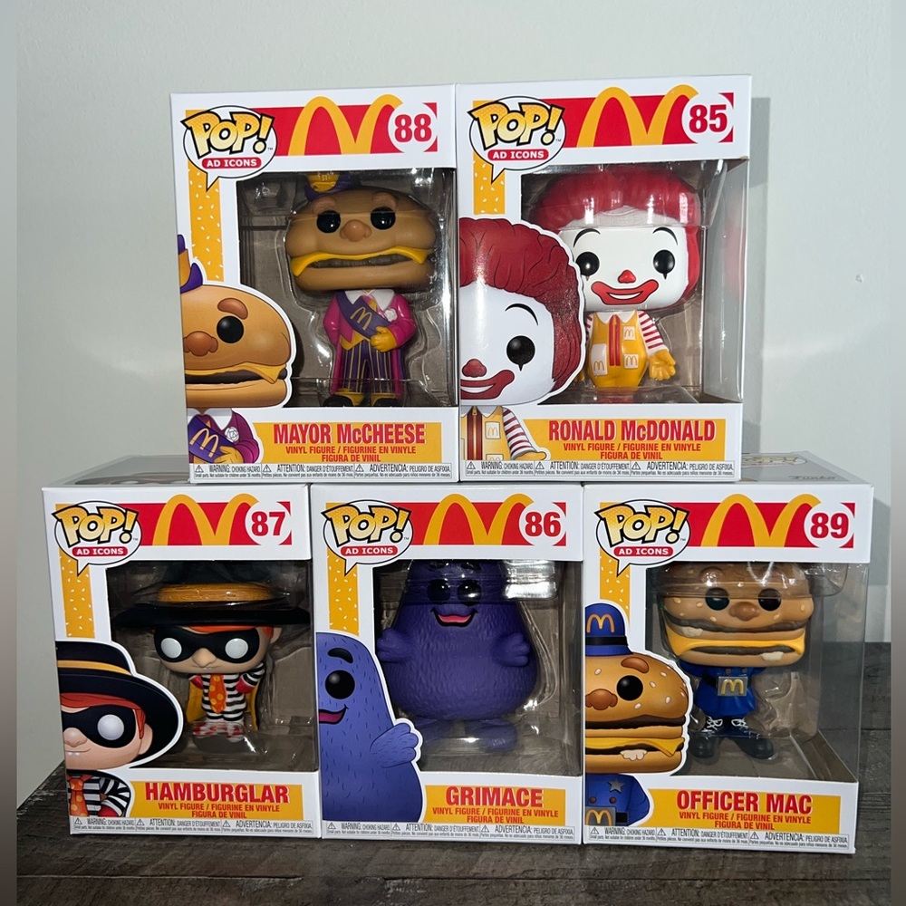McDonald’s funko pop lot